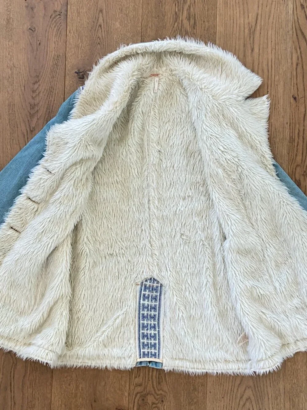 Free People Denim and Sherpa Jacket - Picture 9 of 16